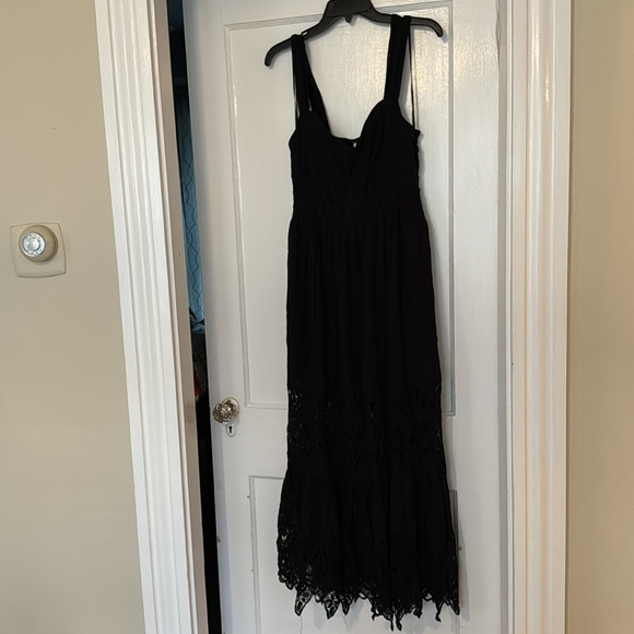 Free People women’s Caught Your Eye black maxi dress, size 8; NWT - Picture 5 of 7